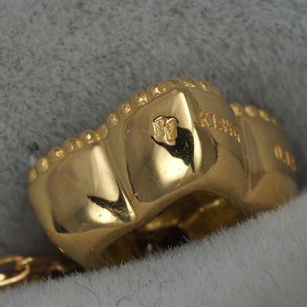 ポンテヴェキオ ネックレス ダイヤ ダイヤモンド 0.13ct ミルグレイン 