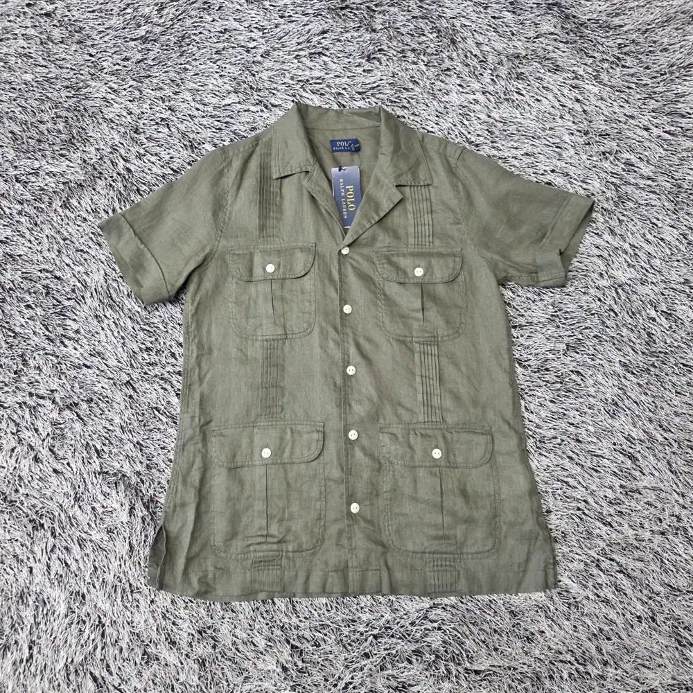 ポロ ラルフ ローレン リネン 半袖 シャツ / レディース (S) / ST3288 / 新品
