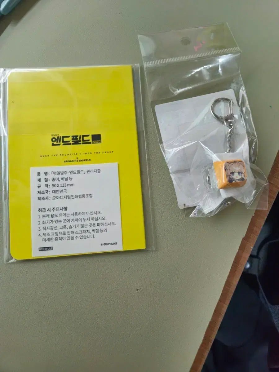 未開封) アークナイツ エンドフィールド gs配送コラボ 管理者証 & キーホルダー