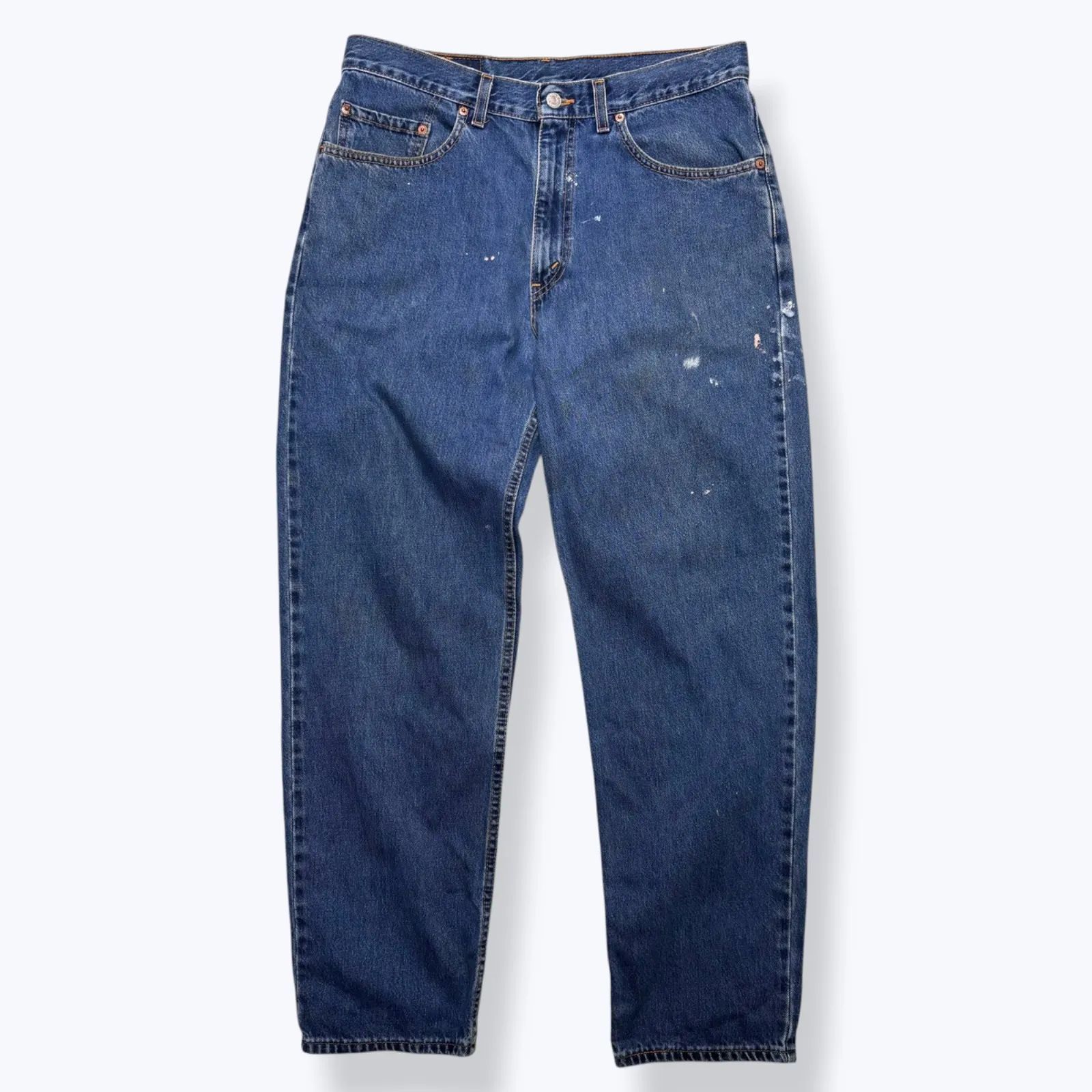 2002s Levi's550 Paint Splatter Denim Pants Made in USA 【W34】 2000年代 リーバイス550 デニム パンツ ジーンズ ペンキ スプラッシュ 雰囲気 アメリカ製 USA製 古着 ヴィンテージ