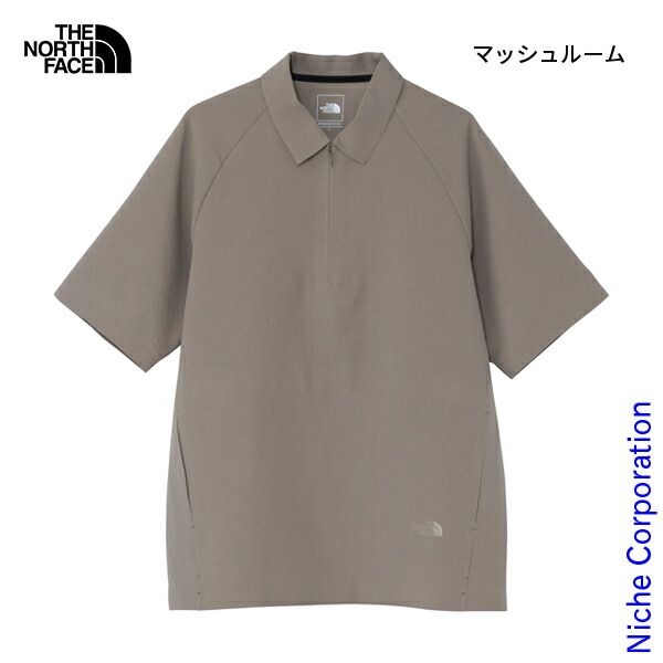 【新品】 ザ・ノース・フェイス トランクルショートスリーブジップポロシャツ NT22660 半袖 ユニセックス 吸汗速乾 UVケア ストレッチ 軽量 夏用 半袖ポロシャツ
