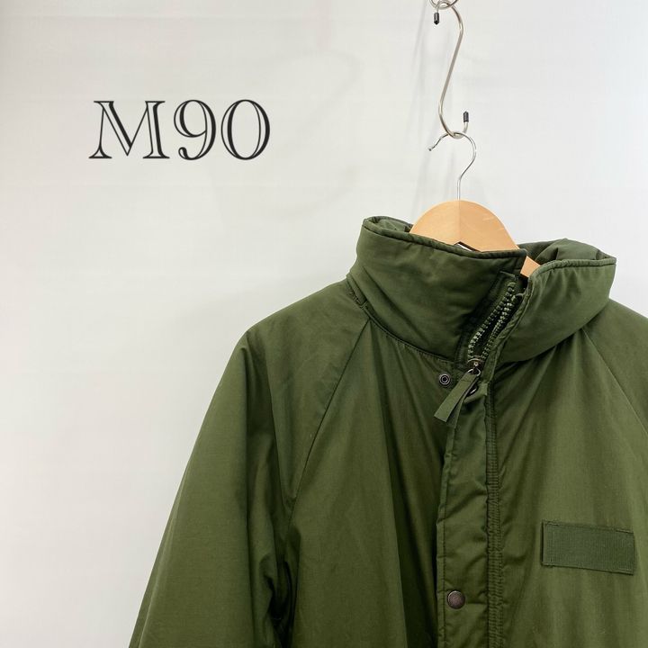 90s スウェーデン軍 MILITARY M90 コールドウェザー パーカー アウター 180 XL カーキ ミリタリー ヴィンテージ メンズ ファッション _201023