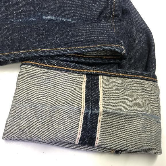 中古】LEVI'S PREMIUM USA 501 デニムパンツ W31 L34 ネイビー