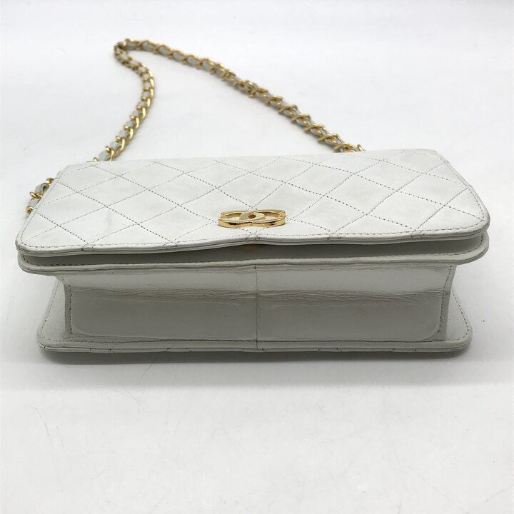 良品 CHANEL シャネル ココマーク ミニマトラッセ ラムスキン レザー