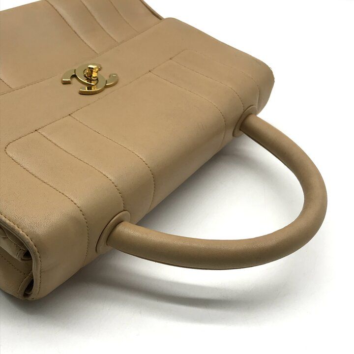 良品 CHANEL シャネル ココマーク ターンロック マドモアゼル ハンド 