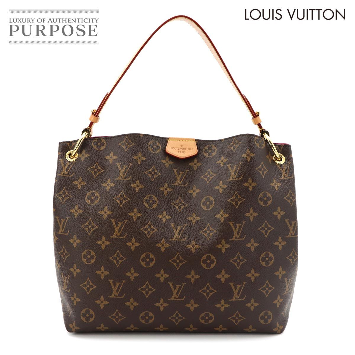 美品 ルイ ヴィトン LOUIS VUITTON モノグラム グレースフル PM ショルダー バッグ ピヴォワンヌ M43700 RFID Graceful 90322962