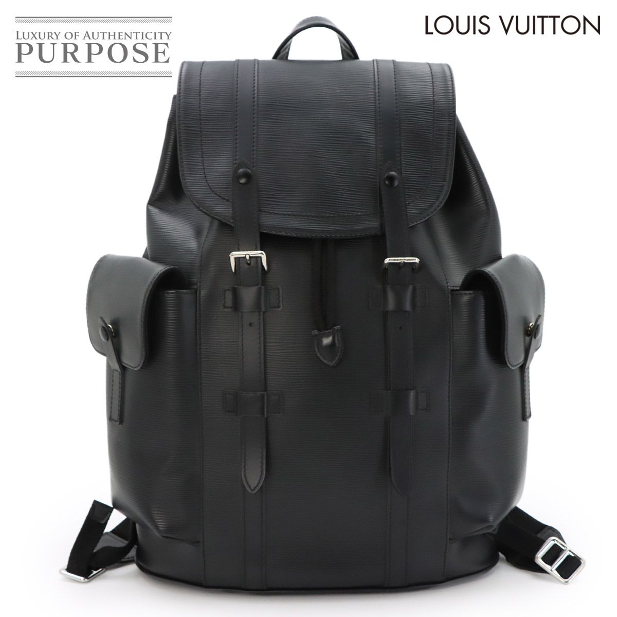 美品 ルイ ヴィトン LOUIS VUITTON エピ クリストファー PM バック 