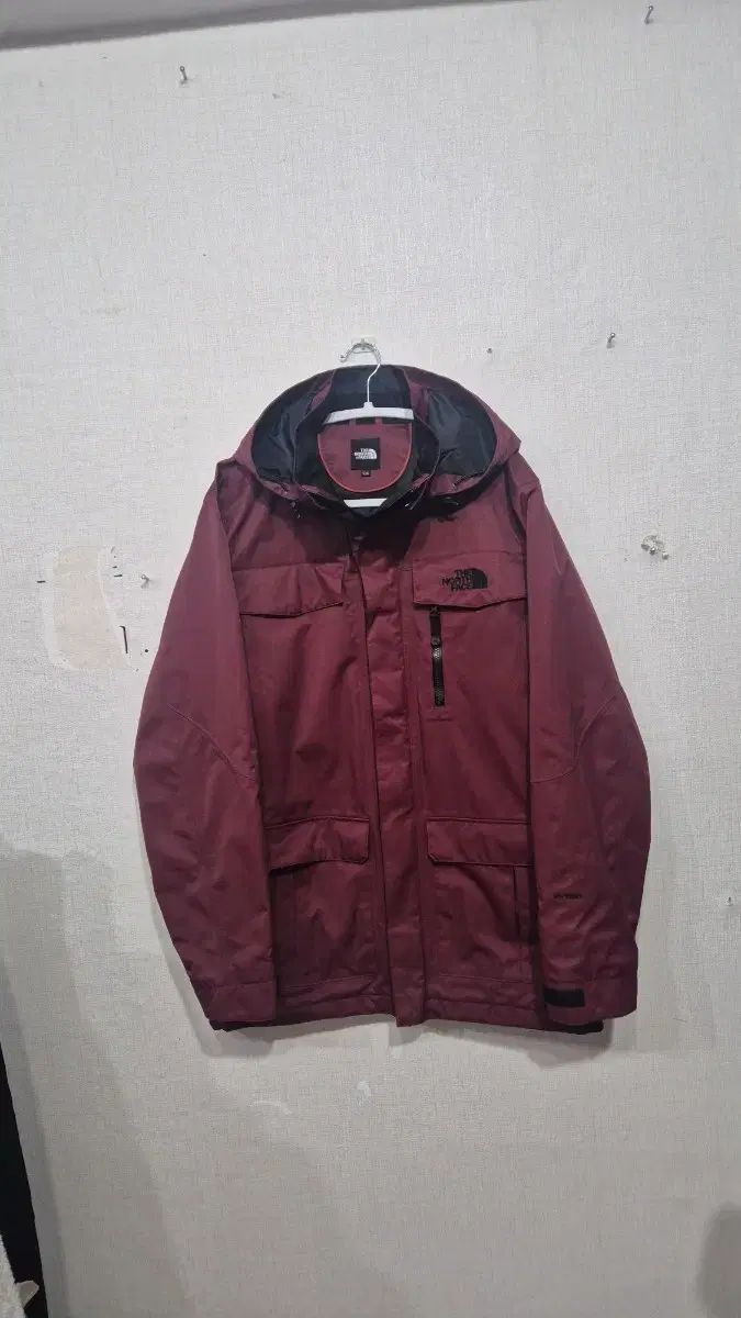 THE NORTH FACE ザノースフェイス バーガンディ色 フード WHO ウィンドブレーカー ジャケット