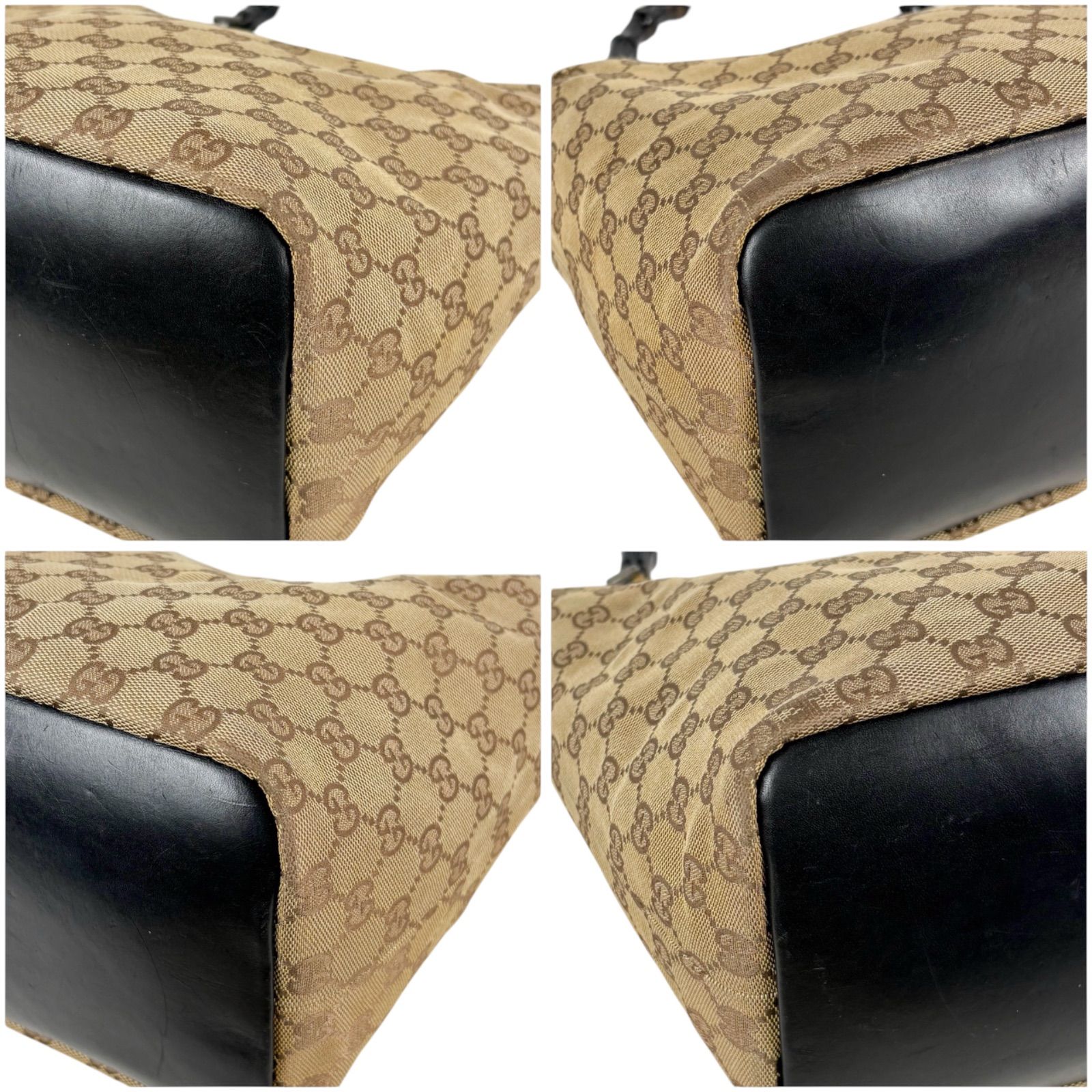 GUCCI グッチ バンブーハンドル ワンショルダーバッグ ホーボーバッグ 