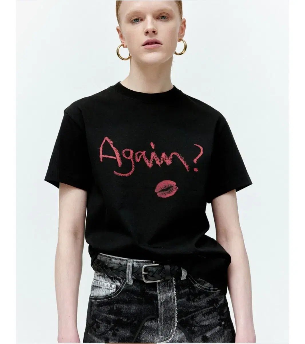 アンダースンベル 黒色 Tシャツ