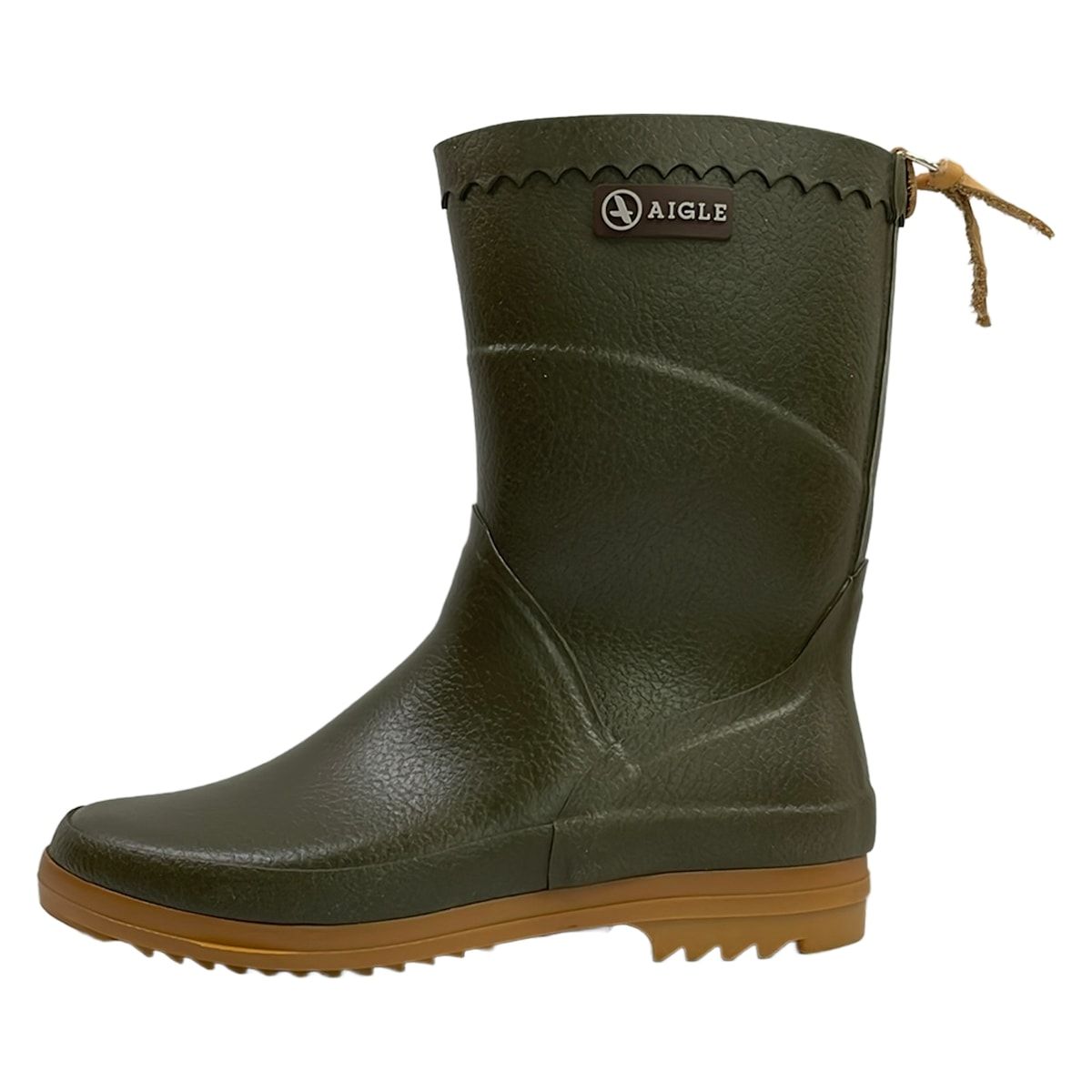 AIGLE(エーグル) レインブーツ 38 レディース - カーキ