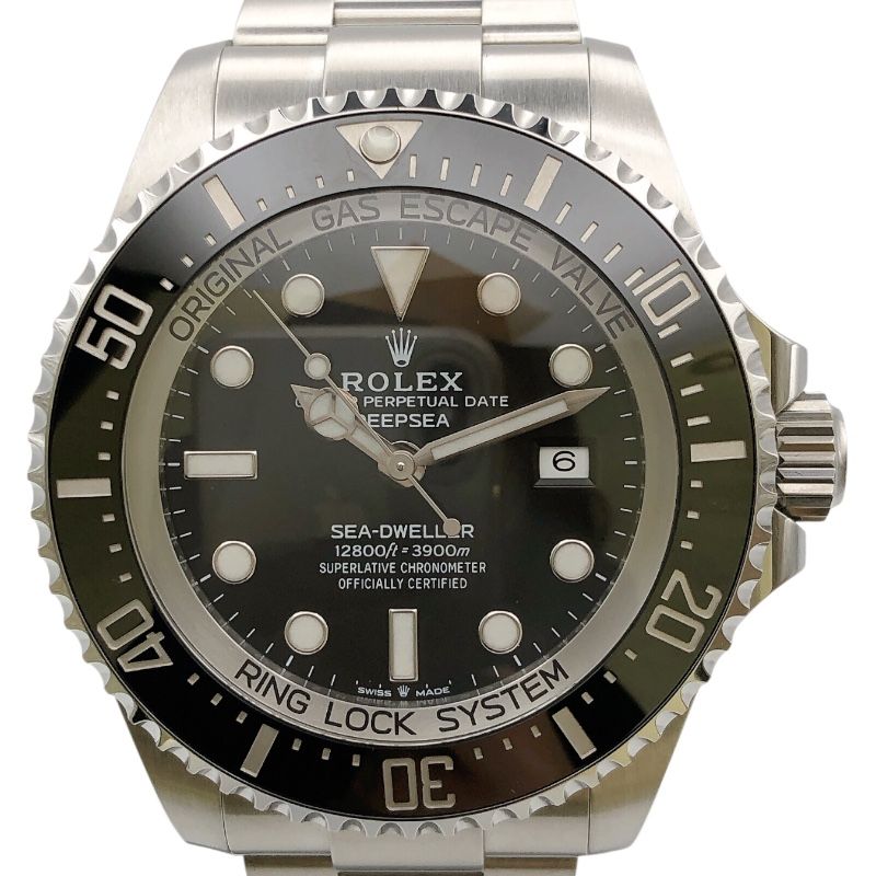ロレックス ROLEX ディープシー 126660 ブラック ステンレススチール メンズ 腕時計