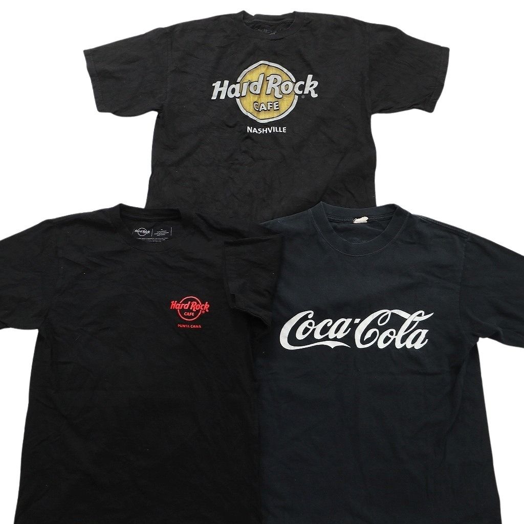 古着卸 まとめ売り 企業 Tシャツ 14枚セット ( メンズ M ) ハードロックカフェ コカ・コーラ バッキーズ チートス 中古 古着 NE7636