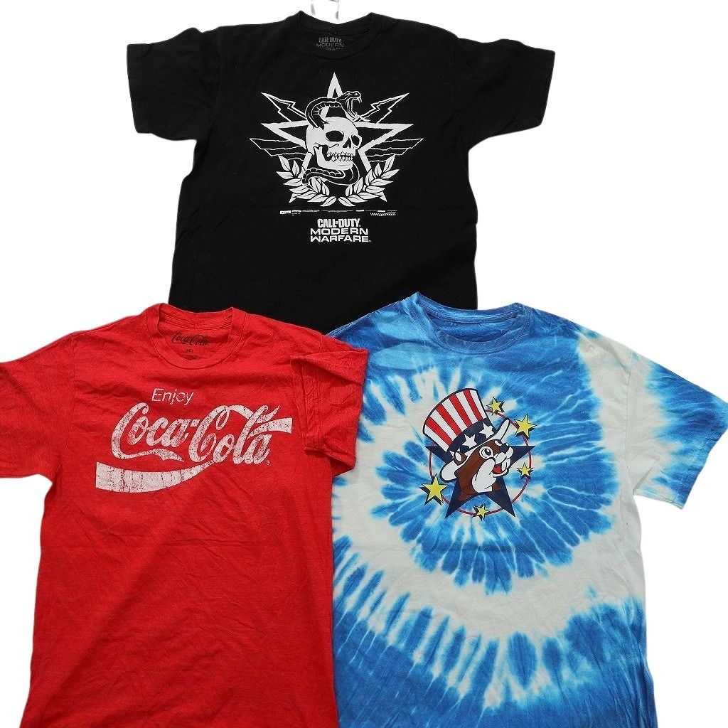 古着卸 まとめ売り 企業 Tシャツ 14枚セット ( メンズ M ) ハードロックカフェ コカ・コーラ バッキーズ チートス 中古 古着 NE7636