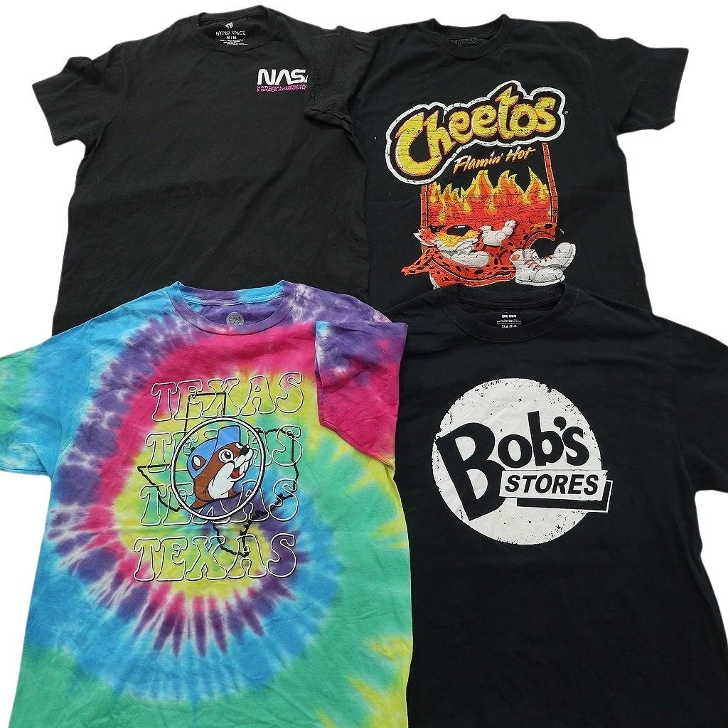 古着卸 まとめ売り 企業 Tシャツ 14枚セット ( メンズ M ) ハードロックカフェ コカ・コーラ バッキーズ チートス 中古 古着 NE7636