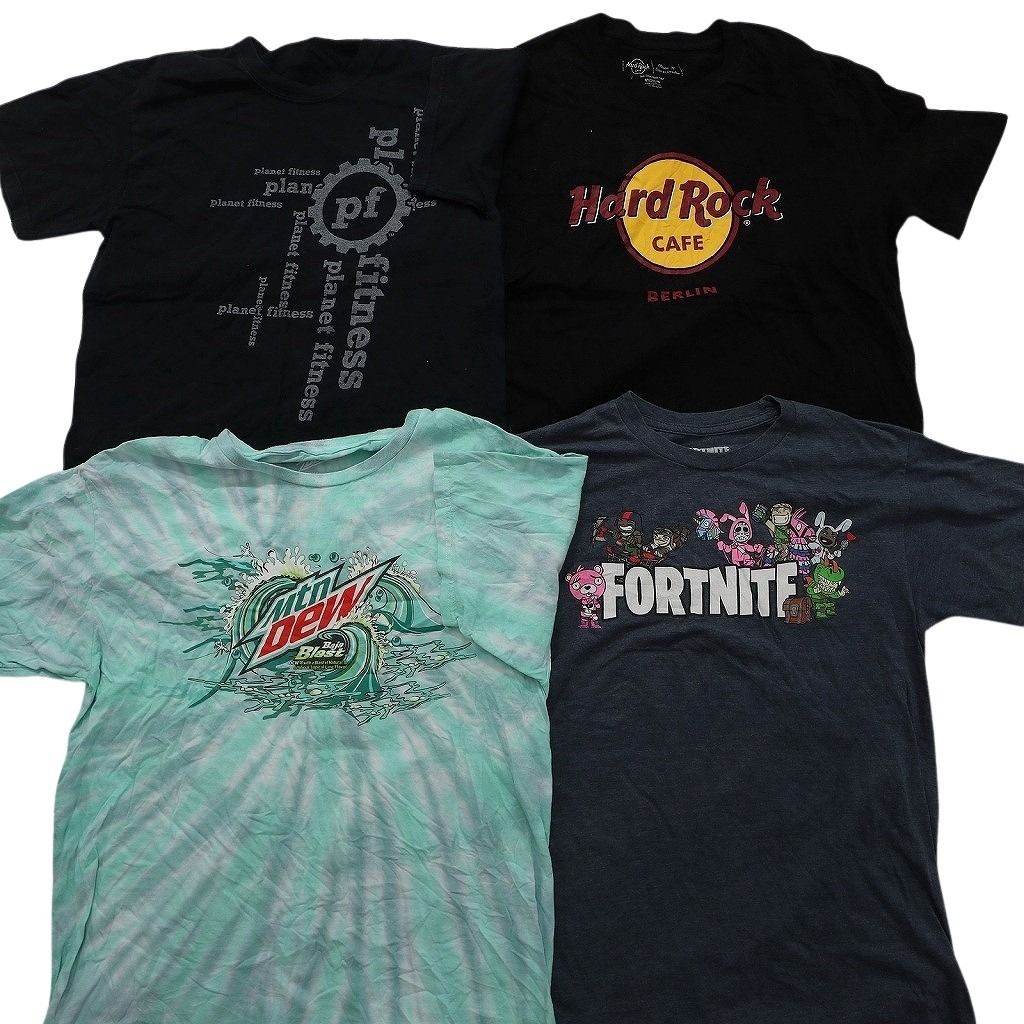 古着卸 まとめ売り 企業 Tシャツ 14枚セット ( メンズ M ) ハードロックカフェ コカ・コーラ バッキーズ チートス 中古 古着 NE7636