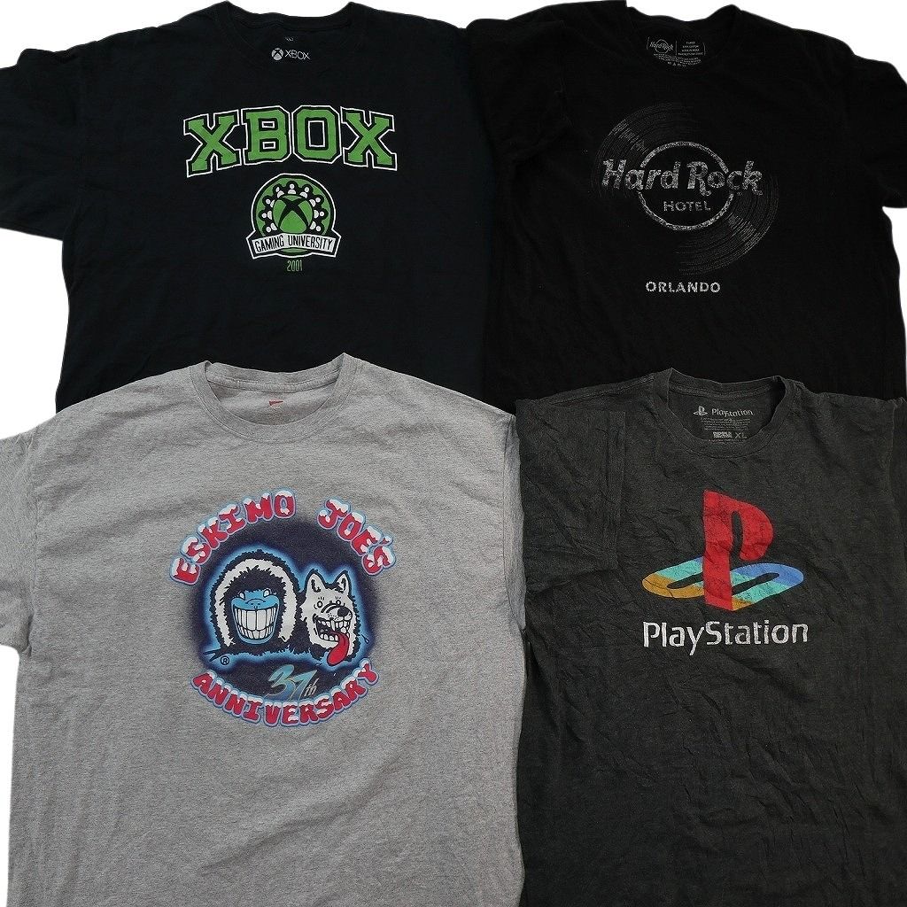 古着卸 まとめ売り 企業 Tシャツ 16枚セット ( メンズ XL ) ジムビーム マウンテンデュー バッキーズ エスキモージョーズ 中古 古着 NE7644