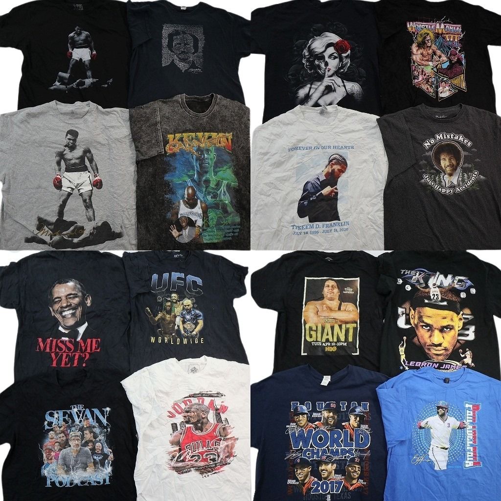 古着卸 まとめ売り シングルステッチ Tシャツ 16枚セット ( メンズ XL