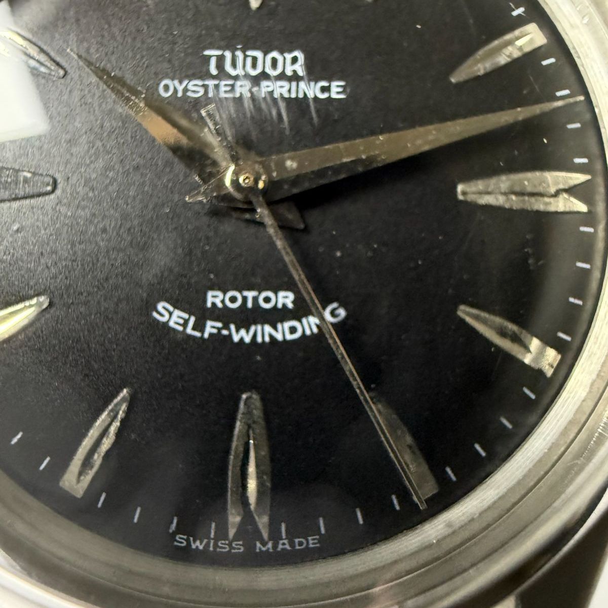 TUDOR チュードル OYSTER オイスター 7964 Big Rose 黒文字盤 自動巻 