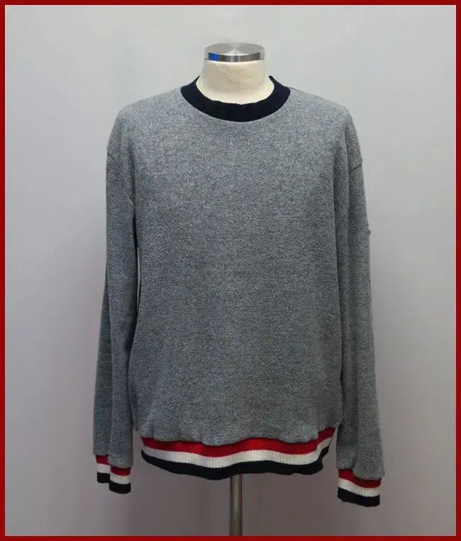 MONCLER モンクレール/グレー ネックニット/サイズ 105/グッドポーズ ヴィンテージ (A-13)