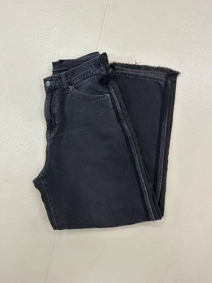 (3) POLYTERU REVEAL BUILD GOSIMA DENIM PANTS TYPE 002 WASHED BLACK