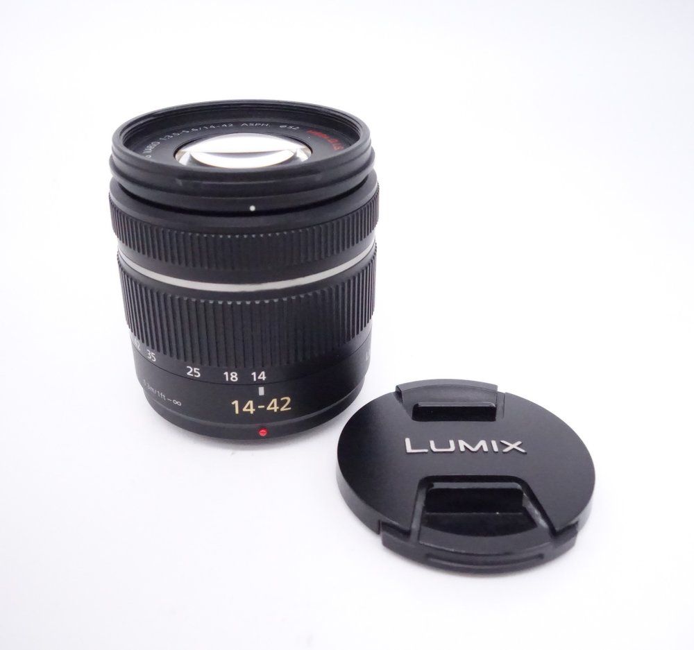 【美品】Panasonic パナソニック G VARIO 14-42mm F3.5-5.6 H-FS014042 [W2604107A]