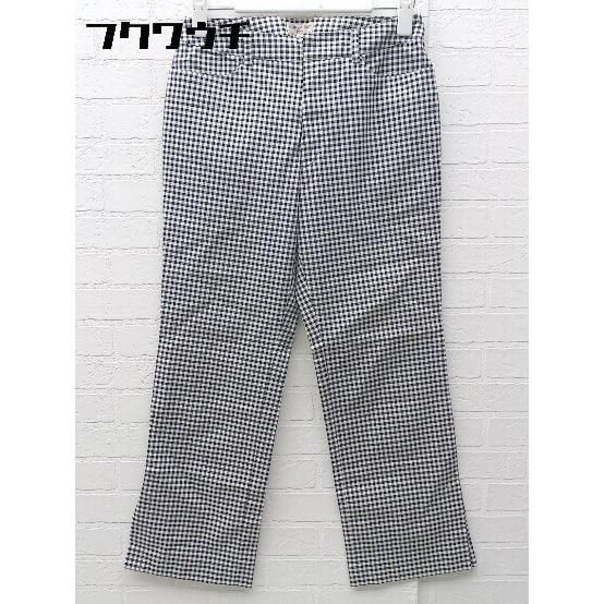 ◇ HEMISPHERES エミスフェール チェック パンツ 36サイズ ブラック ホワイト レディース 【中古】 【1002799013611】