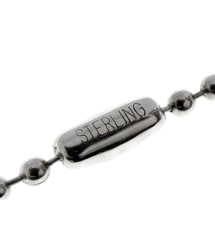 クロムハーツ CHROME HEARTS 【 Ball Chain 】 ボールチェーン シルバー ネックレス w27016 クロムハーツ CHROME HEARTS 【 Ball Chain 】 ボールチェーン