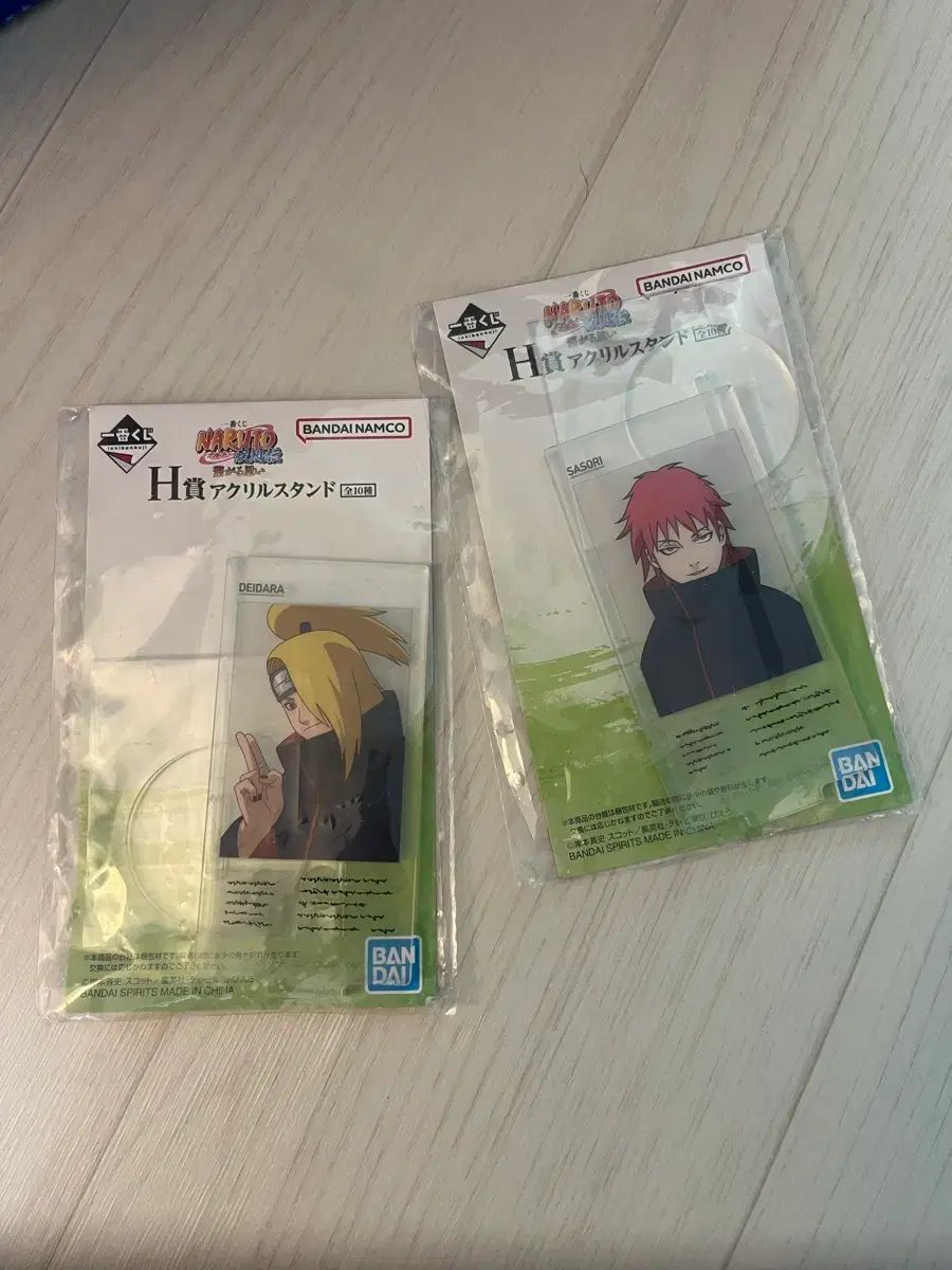 BANDAI NARUTO Soporte Acrílico Sasori/Deidara Ichiban Kuji