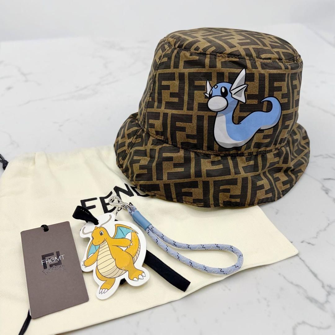 ⭐️未使用⭐️フェンディ フラグメント ポケモン ミニリュウ バケット
