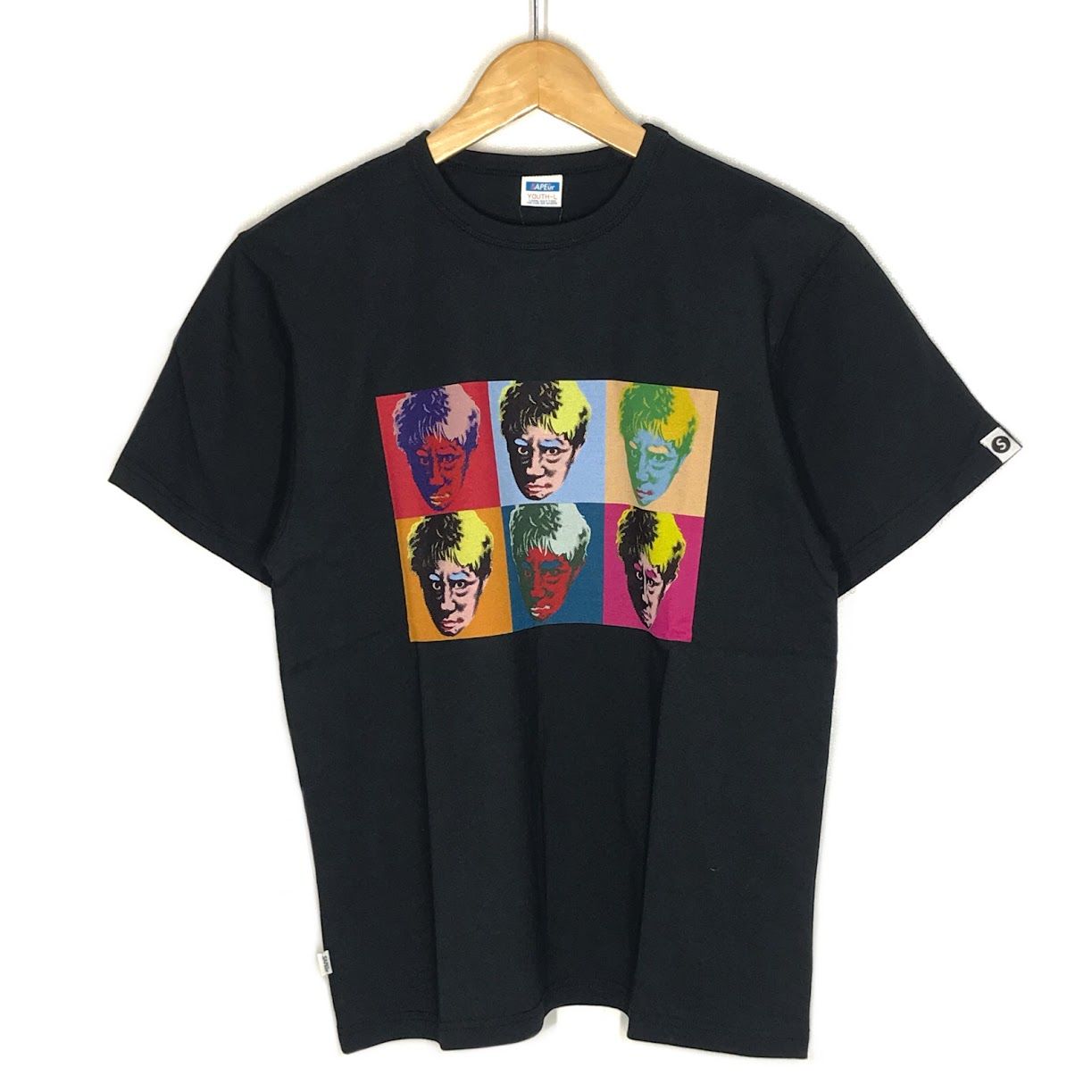 【倉吉店】 中古 SAPEur | サプール 半袖Ｔシャツ MASATOSHI HAMADA 浜田雅功 A0025-097 ブラック サイズ：L 【103】