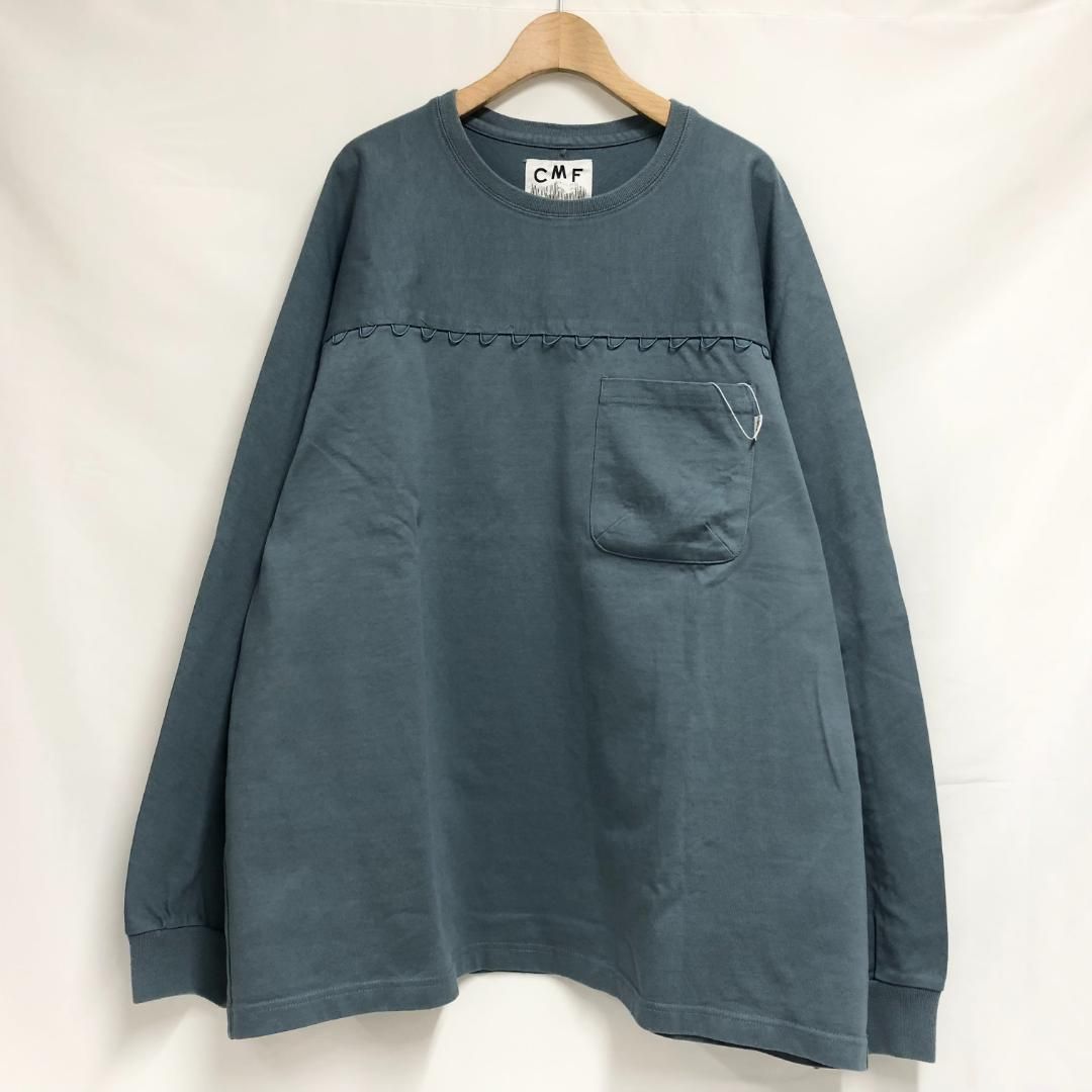 新品 未使用 CMFアウトドアガーメント コードT ロングスリーブ ブルー 