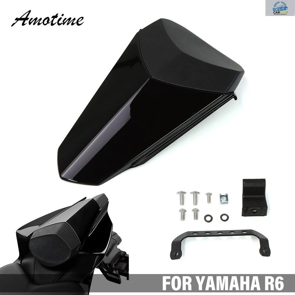 ヤマハ YZF-R6 2017 - 20 - 2023 - 2025 用 オートバイ リア パッセンジャー ピリオン シート カウル フェアリング テール カバー