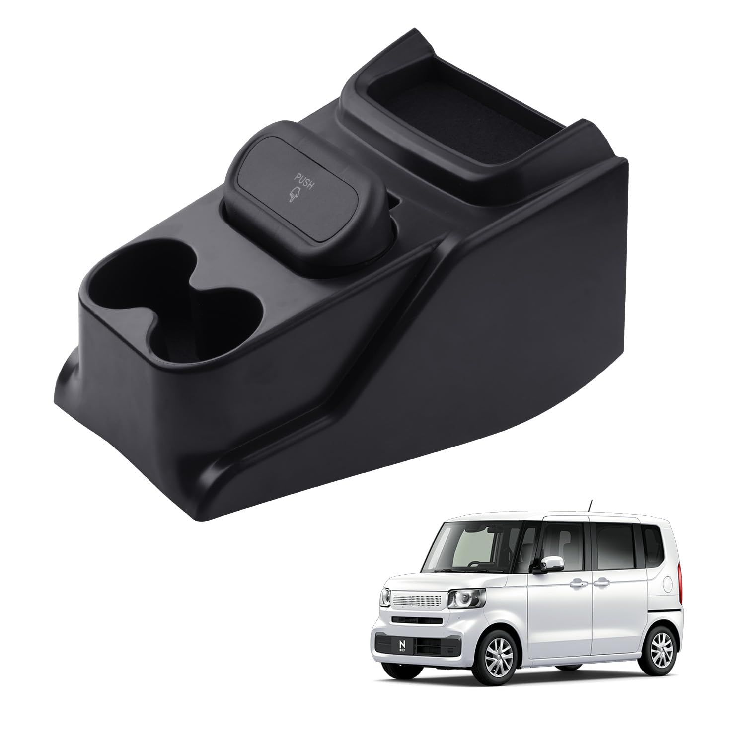 HUAHAO ホンダ n-box n-boxカスタム jf5 jf6専用 コンソール トレイ コンソールボックス 隙間収納 ゴミ箱増設 jf5 車用収納ボックス センターコンソール収納 小物入れ 滑り止め nbox アクセサリー 整理整頓 お手入れ・取付簡kk 6,889円