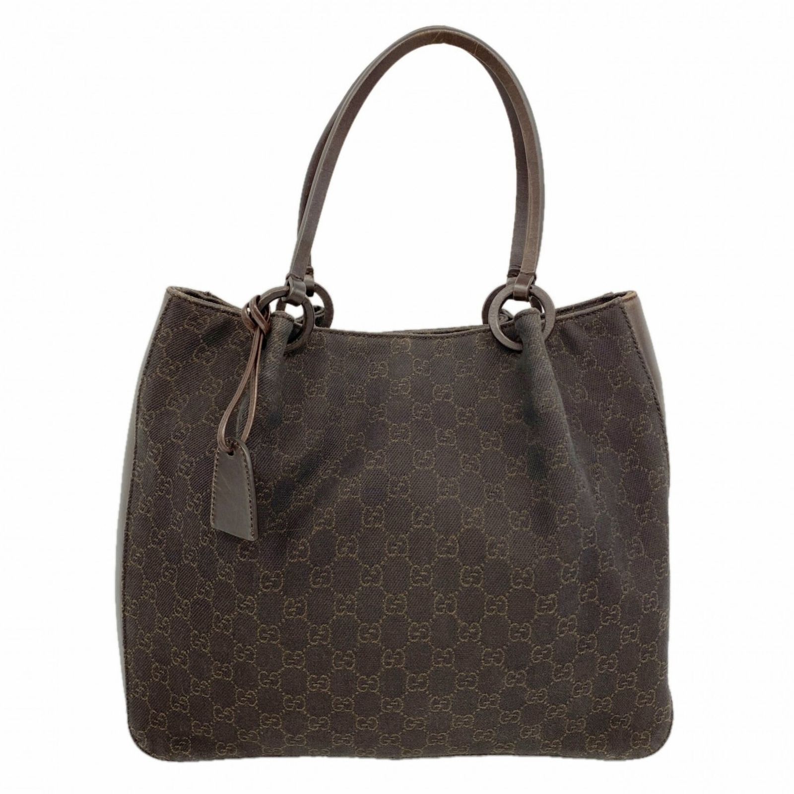 グッチ(Gucci) グッチ トートバッグ 101920 デニム ダークブラウン レディース