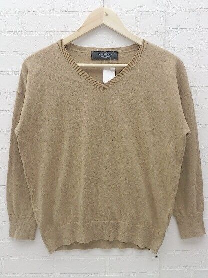 ◇ BEAMS LIGHTS ビームス ライツ Vネック 長袖 ニット セーター 38 ベージュ * 1002799837521 【中古】 【1002799837521】 6,066円