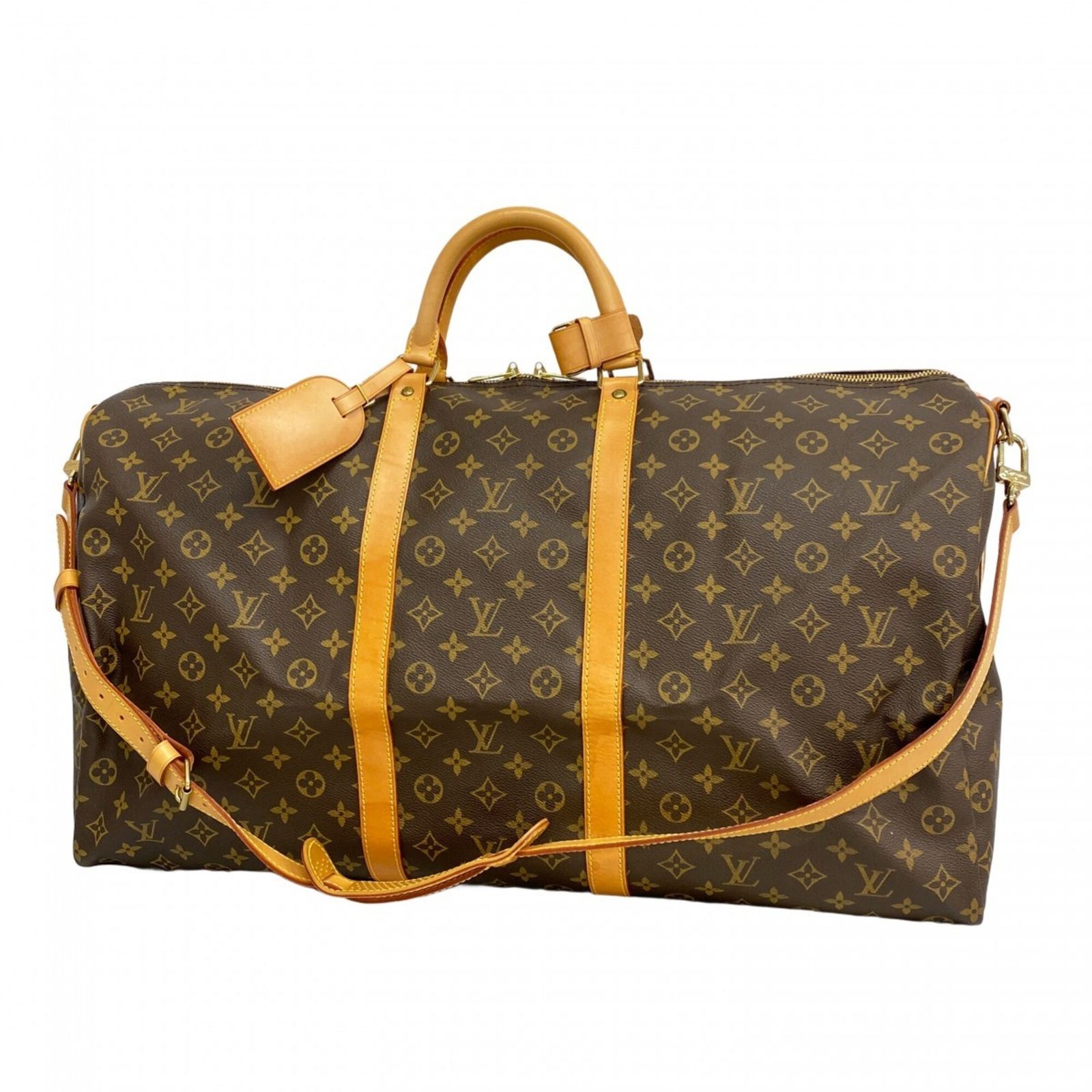 ルイ・ヴィトン(Louis Vuitton) ルイ・ヴィトン バッグ・ボストンバッグ モノグラム キーポルバンドリエール60 M41412 ブラウンメンズ レディース