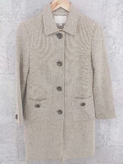 ■ NATURAL BEAUTY ナチュラルビューティー 長袖 ロング コート S ベージュ * 1002799871549 【中古】 【1002799871549】