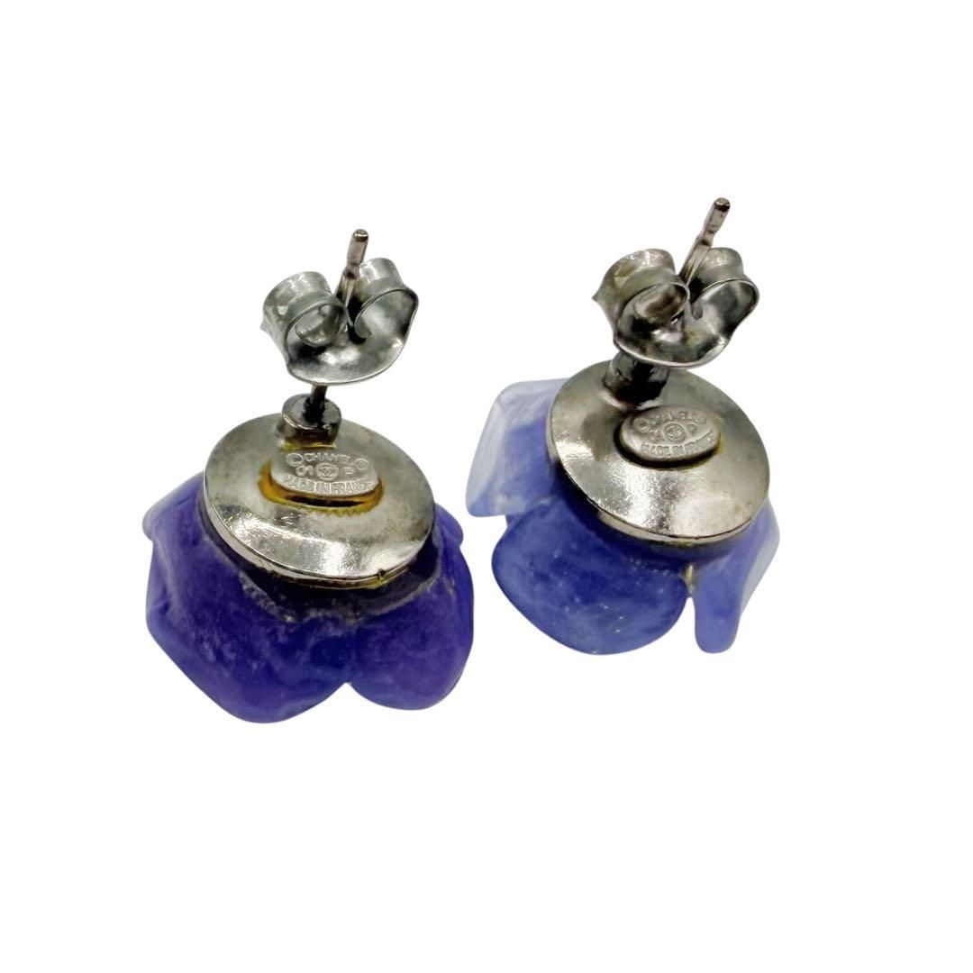 ⭐️良品⭐️ シャネル 01P カメリア フラワー 花 スタッドピアス 