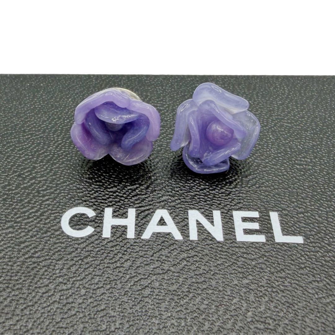 ⭐️良品⭐️ シャネル 01P カメリア フラワー 花 スタッドピアス 
