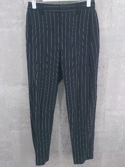◇ relume JOURNAL STANDARD ストライプ パンツ S ネイビー * 1002799993364 【中古】 【1002799993364】