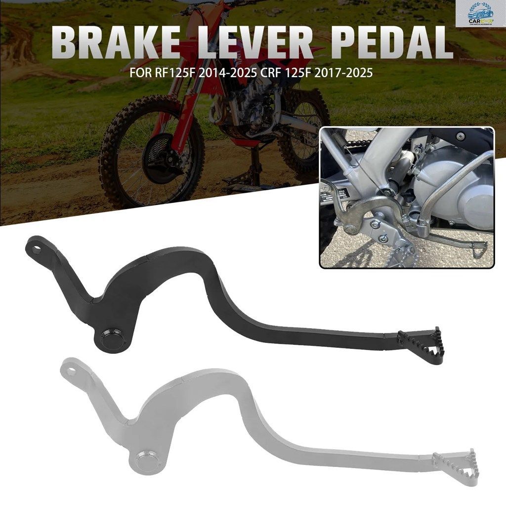 ホンダ CRF 125 F 2014-2025 CRF 125F ビッグホイール 2017-2025 用 CRF125F フットブレーキレバーペダル オートバイ用フットペグ ブレーキ