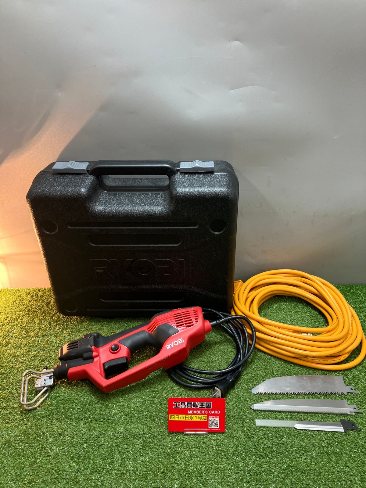 【中古品】【0936】リョービ(Ryobi) 電気のこぎりキット 工具なしでブレード交換可能 ASK-1010KT 618400B　IT9Y8YHAWUZ4