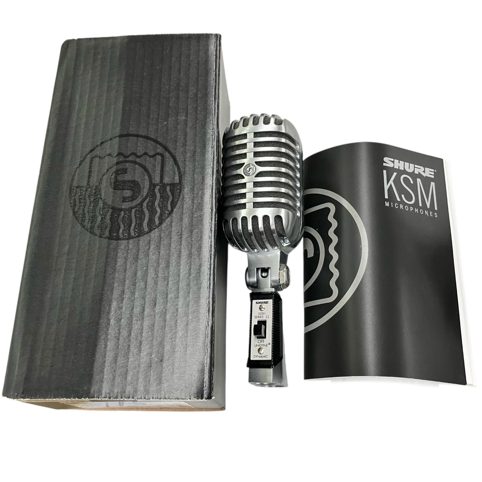 186000 動作未確認 SHURE 55SH SERIES II ダイナミックマイク ガイコツ