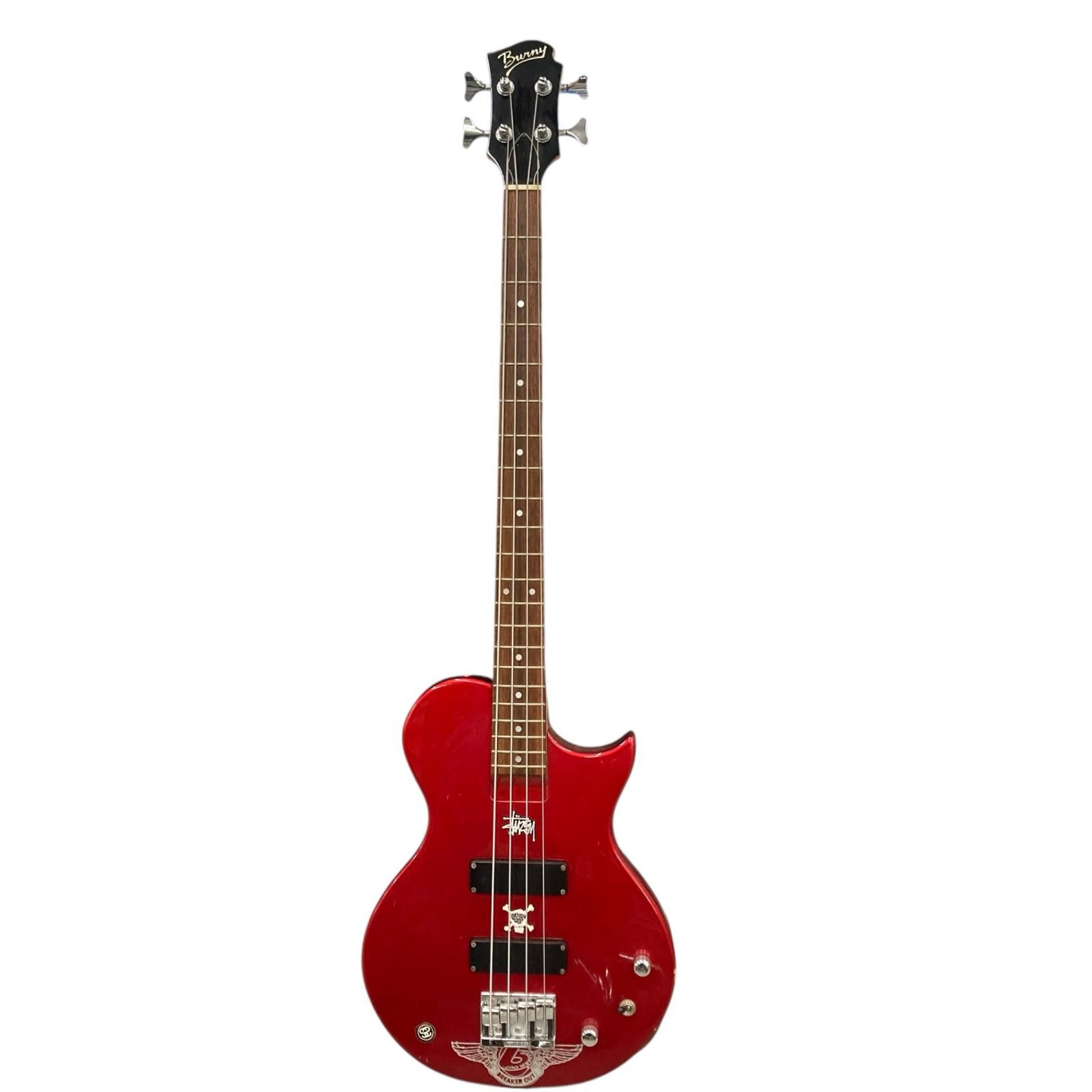 199990 ジャンク品 Burny バーニー エレキベース レッド