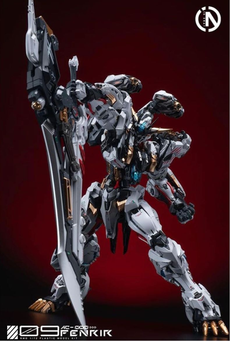 在庫商品】無限新星 INERA+ フェンリル 1/72 プラモデル 組み立て