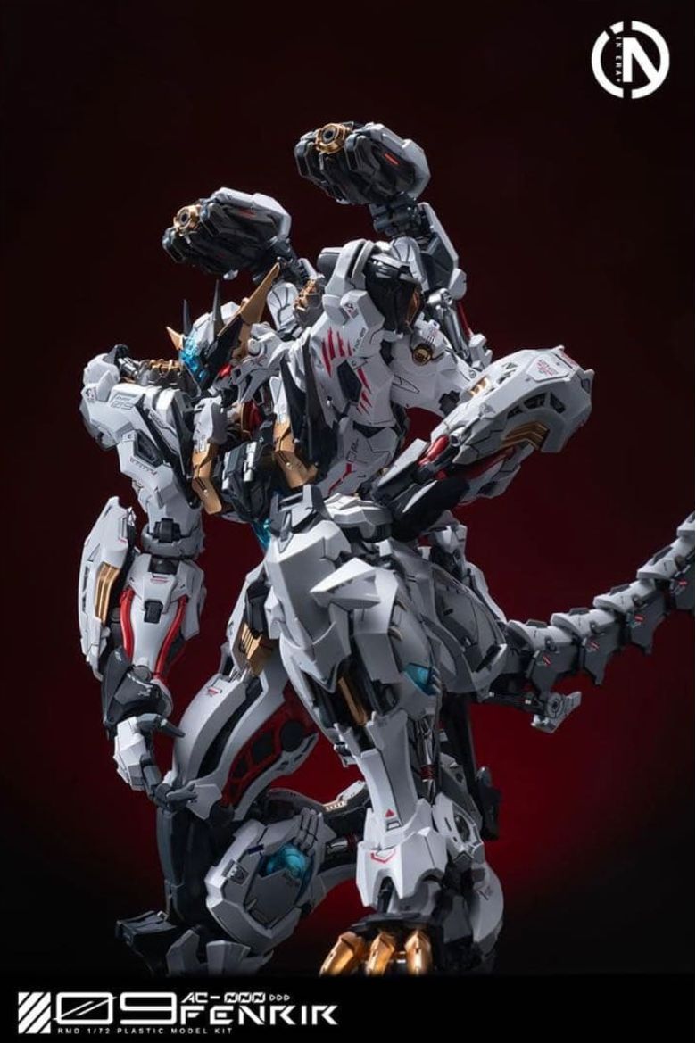 在庫商品】無限新星 INERA+ フェンリル 1/72 プラモデル 組み立て