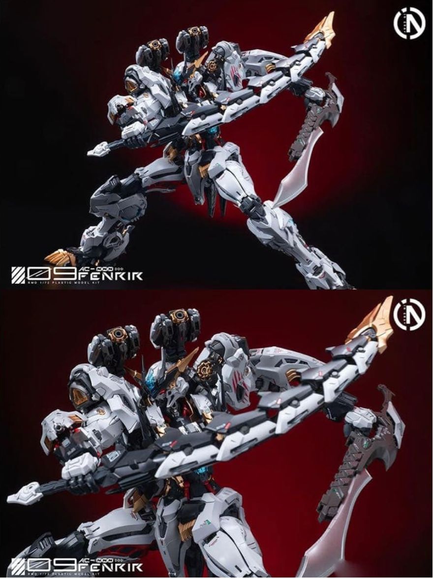 在庫商品】無限新星 INERA+ フェンリル 1/72 プラモデル 組み立て