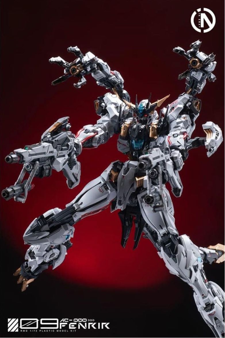 在庫商品】無限新星 INERA+ フェンリル 1/72 プラモデル 組み立て