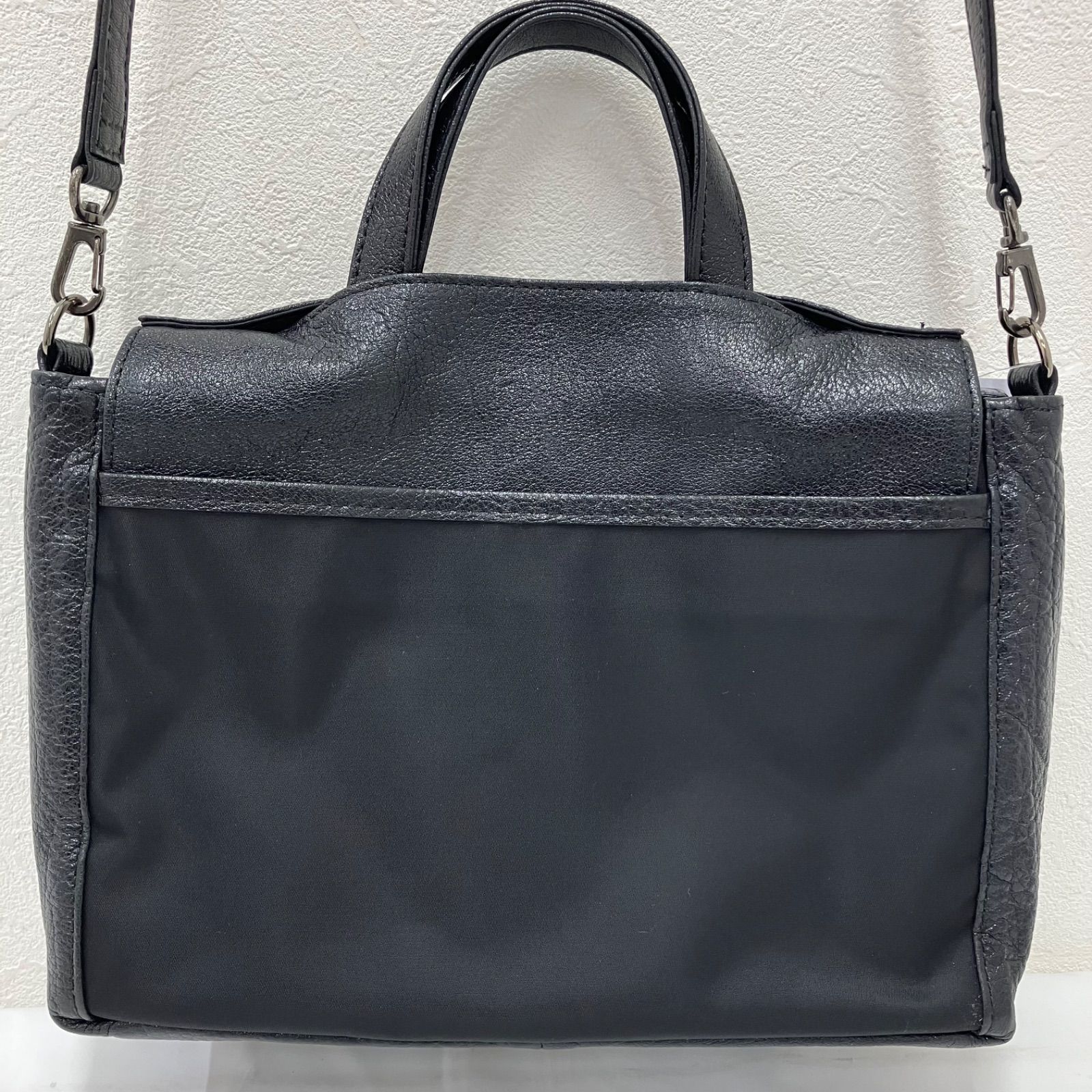 3364 OSAM オサム 2way ショルダーバッグ ハンドバッグ ブラック 黒 